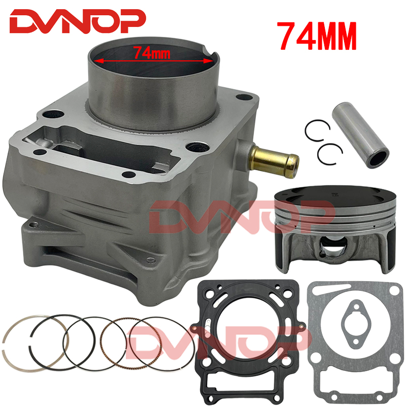Motorcycle Piston - طقم حلقات مكبس وحشوات أسطوانة بقطر