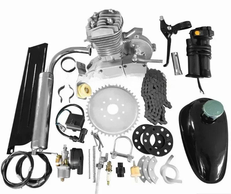 محرك دراجة نارية ثنائي الأشواط - مراجعة Motorcycle Engine Kit وسعره