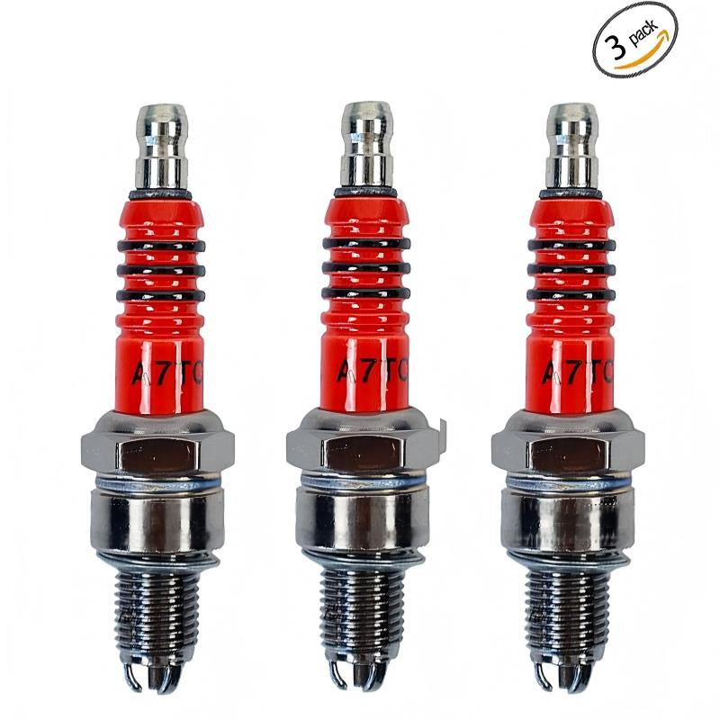3 قطع من شمعات الإشعال A7TC ذا - مراجعة Motorcycle Spark Plug وسعره